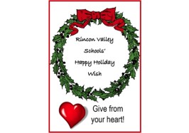 Rincon Valley Schools'Happy Holiday Wish